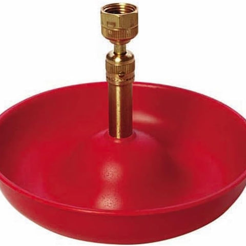 Little Giant® Automatic Poultry Fount | Game Bird Fount | Heavy Duty Plastic | Waterer Bowl with Hose Attachment | 1.5 Pints 