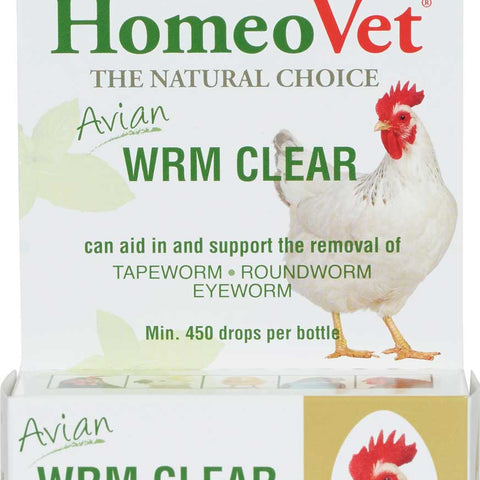 HomeoVet Avian WRM Clear Worms Removal | Chicken Antibiotics