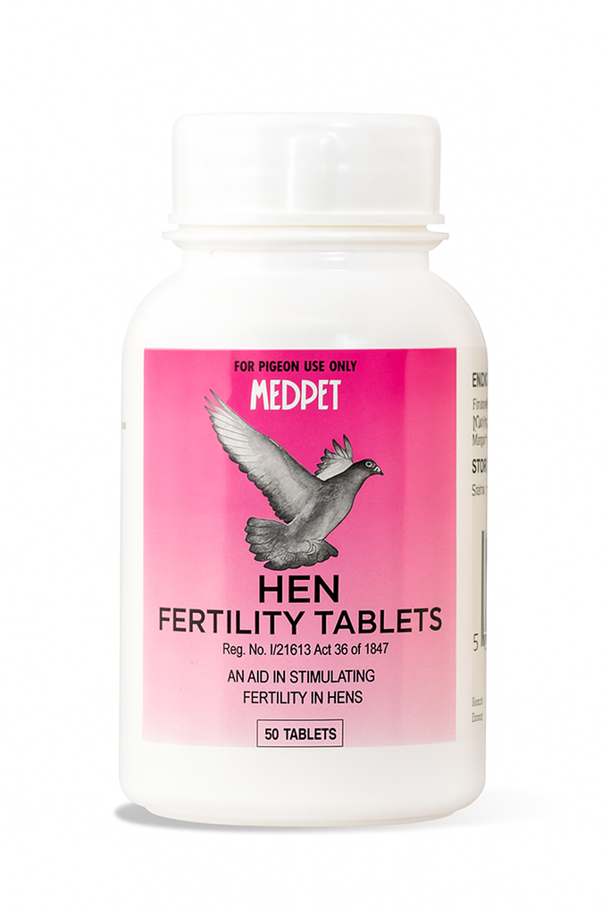 Hen Fertility Tablets (Medpet) for Pigeons Enhance Pigeon Breeding Season | Chicken Antibiotics