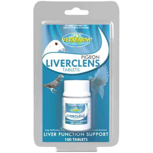 Pigeon Liverclens - Liver Health Support Tablets for Pigeons (Vetafarm) | Chicken Antibiotics
