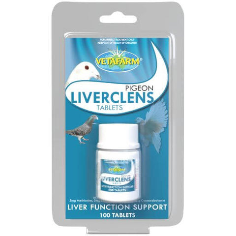 Pigeon Liverclens - Liver Health Support Tablets for Pigeons | Vetafarm at ChickenAntibiotics.com