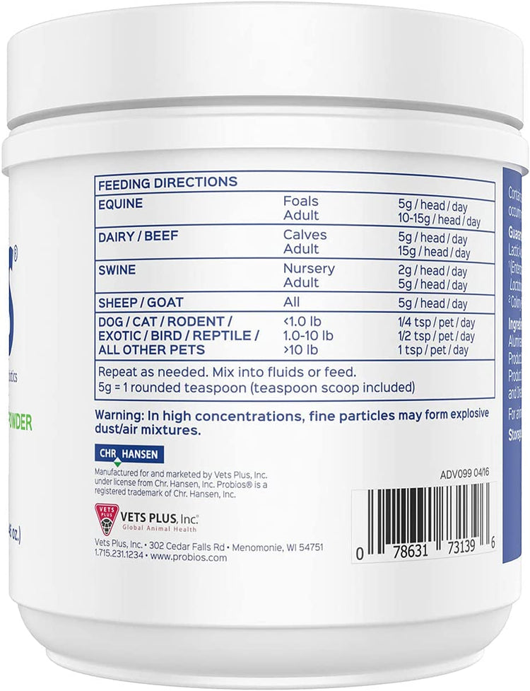 Probios Dispersible Powder with Probiotics for All Species (240g, 2.27kg) - 2.27kg | Chicken Antibiotics