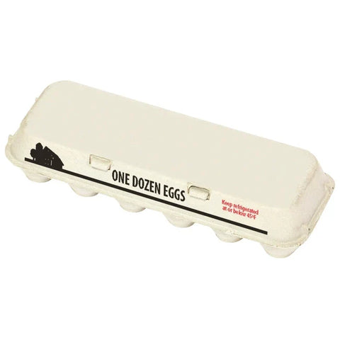 Little Giant Egg Cartons Solid Top Egg Cartons (Holds 12 Eggs Each), Made with 100% Recycled Paper | Chicken Antibiotics
