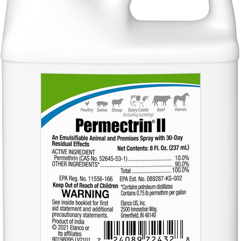 PERMECTRIN II (Boehringer Ingelheim) - 8 oz bottle | Chicken Antibiotics