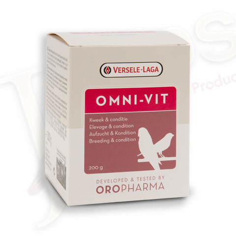 Omni-Vit (Versele-Laga) Essential Vitamins for Breeding Birds - 25 g | Chicken Antibiotics