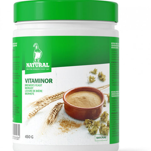 Vitaminor (Natural) Premium Brewers Yeast for Racing Pigeons - 450g | Chicken Antibiotics