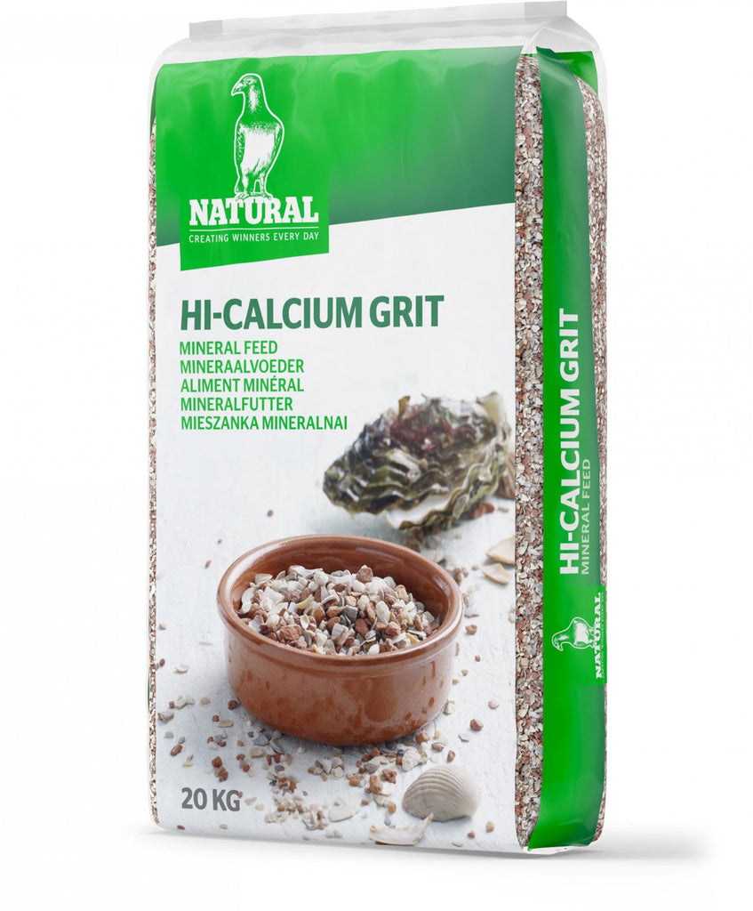 Hi-Calcium Natural Grit - Red Stone for Pigeons/Mineral Grit for Pigeons - 20kg | Chicken Antibiotics