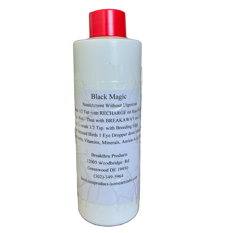 Black Magic – Ultra-Absorbable Recovery & Conditioning Formula for Racing Pigeons | Chicken Antibiotics