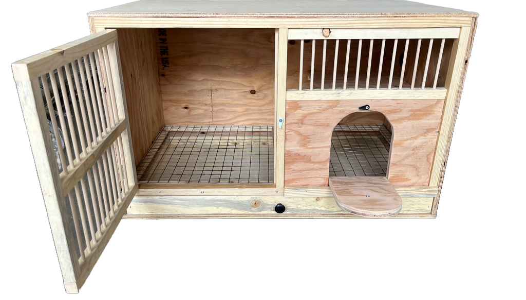 Wood Breeding Box | Chicken Antibiotics
