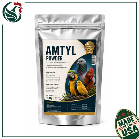 Amtyl Tylosin & Amoxicillin Powder for Chickens and Birds