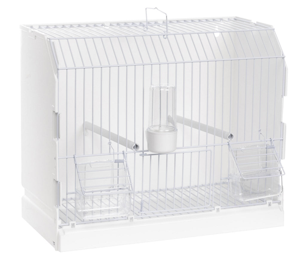 Bird Exposition Cage (2GR) Bird Feeder Show Cage - White Cage with White Grid | Chicken Antibiotics