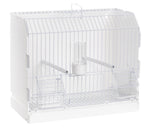 Bird Exposition Cage (2GR) Bird Feeder Show Cage - White Cage with White Grid | Chicken Antibiotics