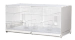 90cm Positano Bird Breeding Cage (2GR) - White (Positano) | Chicken Antibiotics