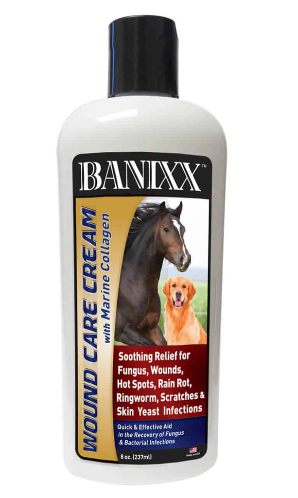 Banixx Wound Care Cream Suitable For All Pets (8oz) | Chicken Antibiotics