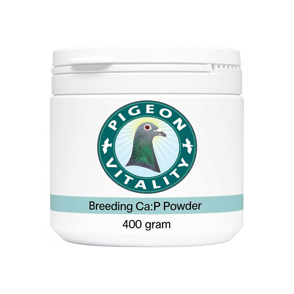 Pigeon Vitality Breeding Ca:P Powder – Calcium & Phosphorus Supplement for Breeding Pigeons with Vitamin D3 | Chicken Antibio