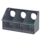 Plastic 1-Hole, 2-Hole & 3-Hole Feeders (Copele) - for Pigeons, Quail & More - 3-Hole | Chicken Antibiotics