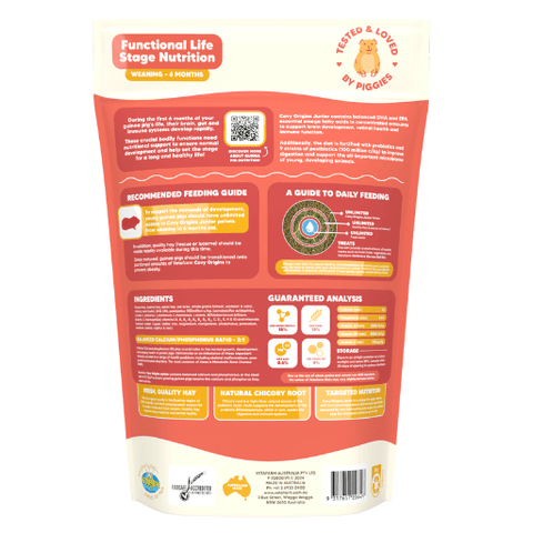 Origins Cavy Junior Pellets – Vet-Formulated Nutrition for Young Guinea Pigs (0–6 Months) | Vetafarm at ChickenAntibiotics.co