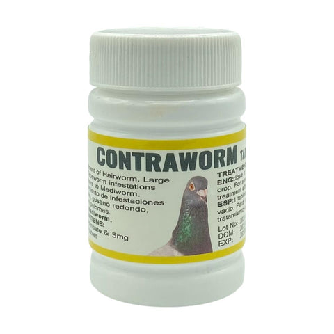 Contraworm Tablets for Pigeons - 100 ct | Chicken Antibiotics