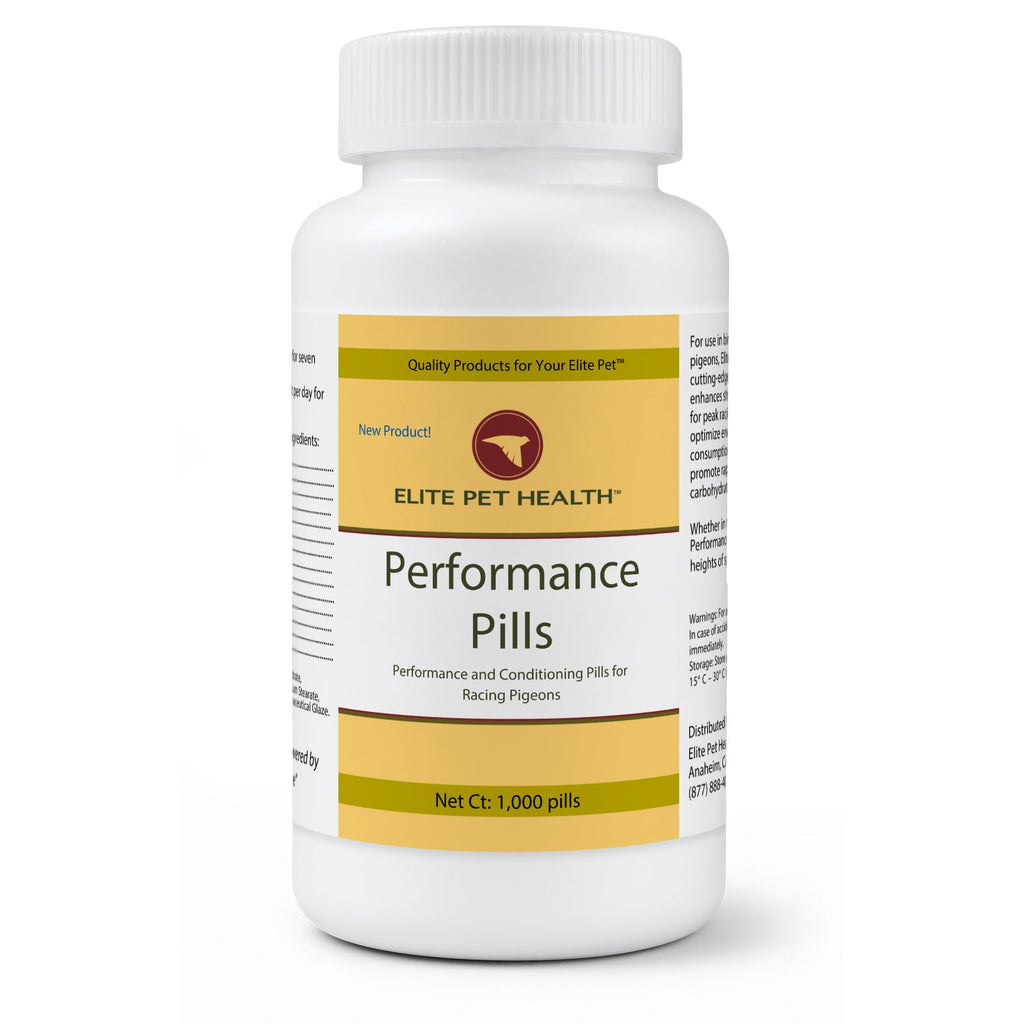 Elite Pet Health Performance Pills for Racing Pigeons – Boost Strength, Stamina & Speed Naturally | Chicken Antibiotics