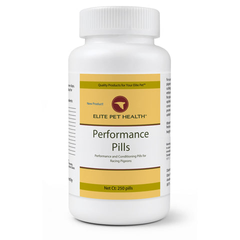 Elite Pet Health Performance Pills for Racing Pigeons – Boost Strength, Stamina & Speed Naturally - 250 ct | Chicken Antibiot