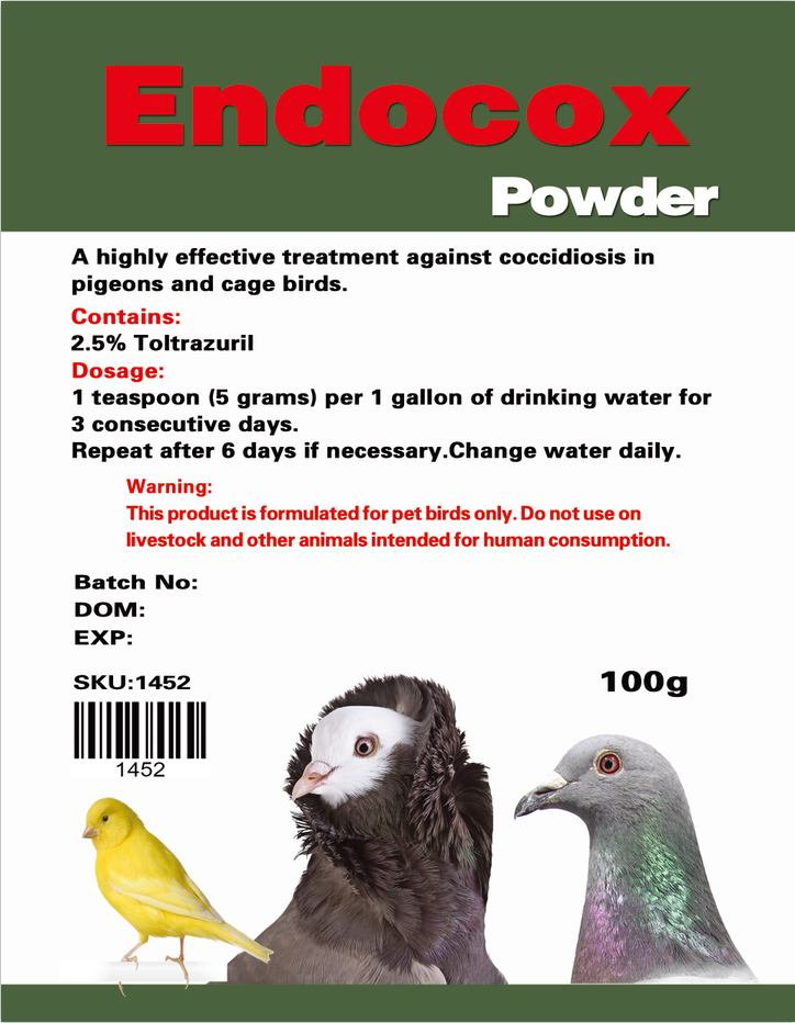 Endocox Powder for Coccidiosis: Effectively Controls this Bird Parasite Disease | Chicken Antibiotics
