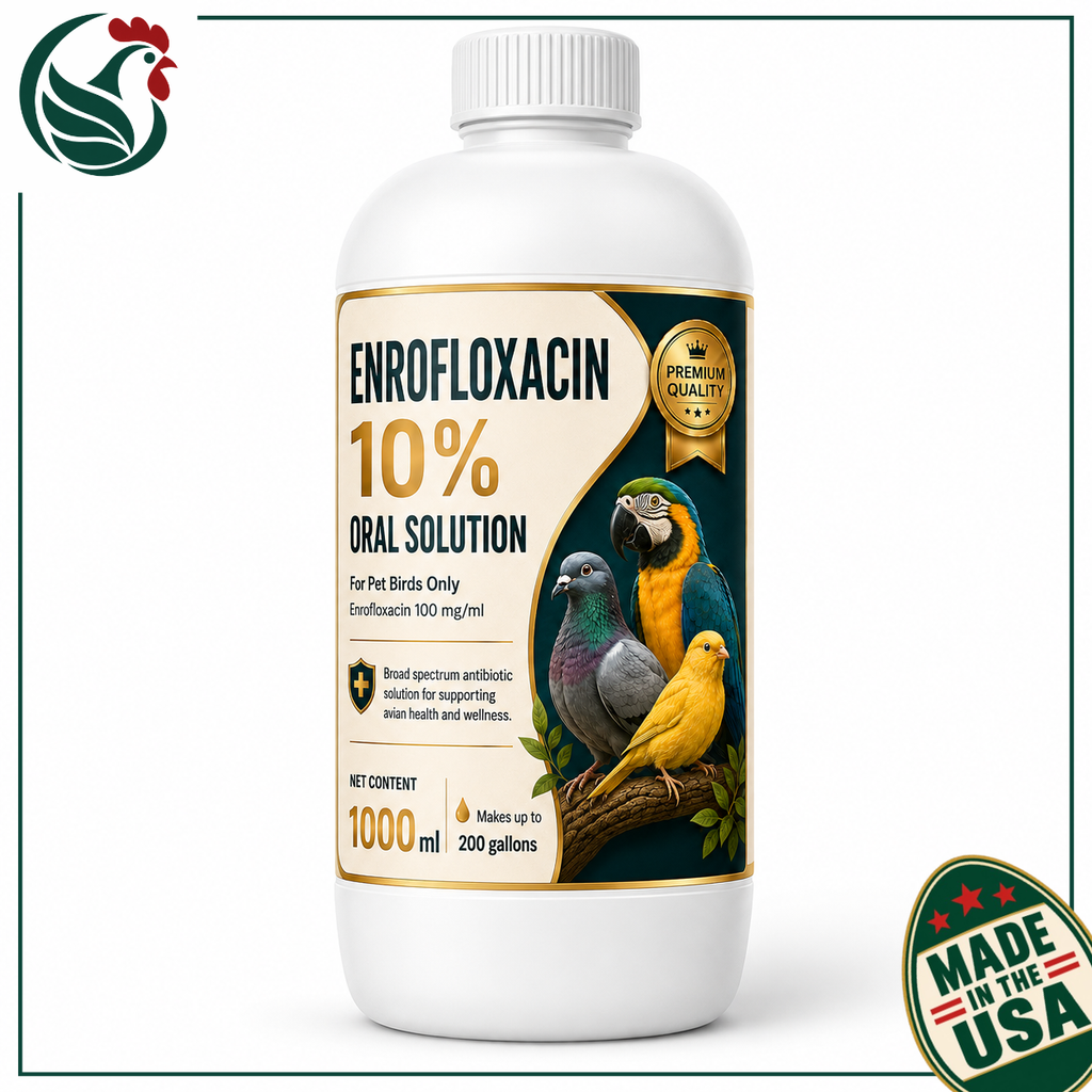 Enrofloxacin 10% Oral Solution for Chickens – 1000mL