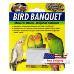 Zoo Med Bird Banquet Original Formula Mineral Block Beak Conditioner | Chicken Antibiotics