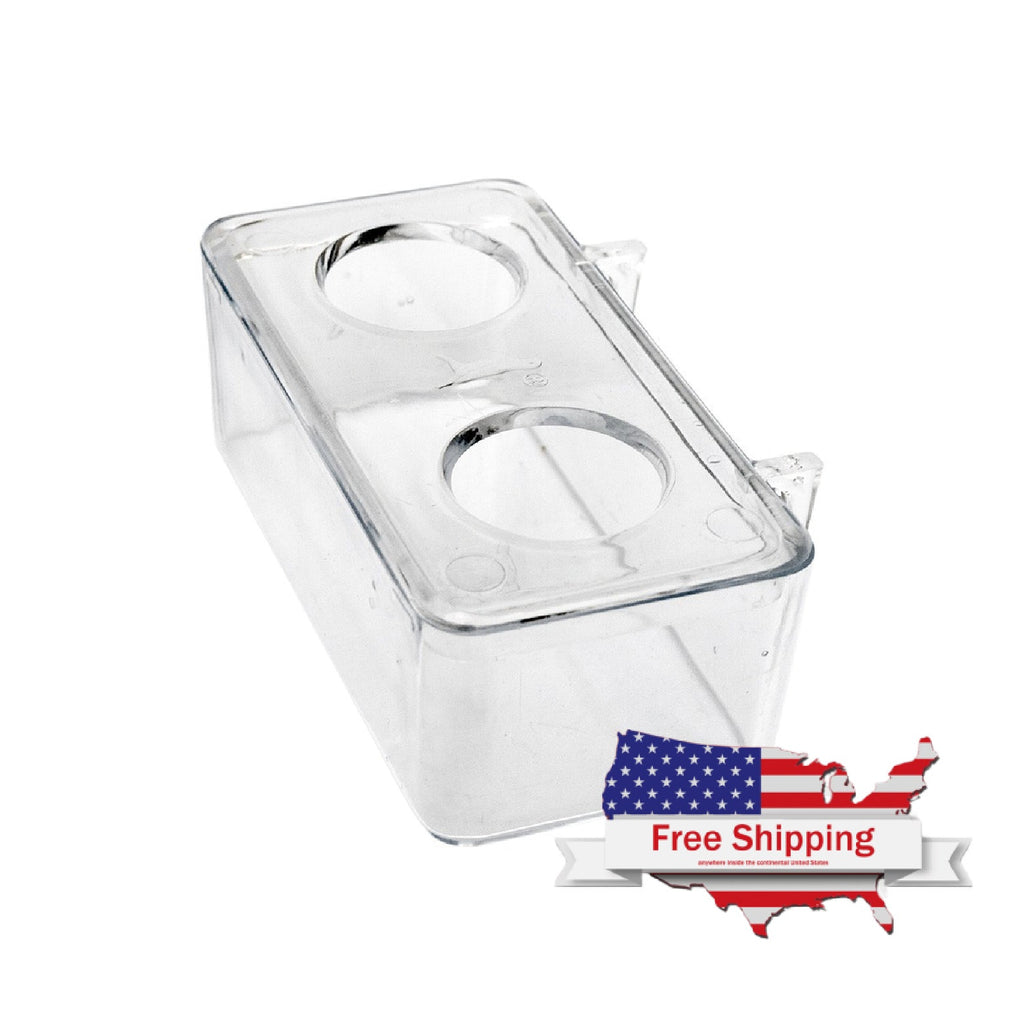 Bird Feeder with 2 Holes (Copele) Hanging Cage Bird Feeder | Chicken Antibiotics