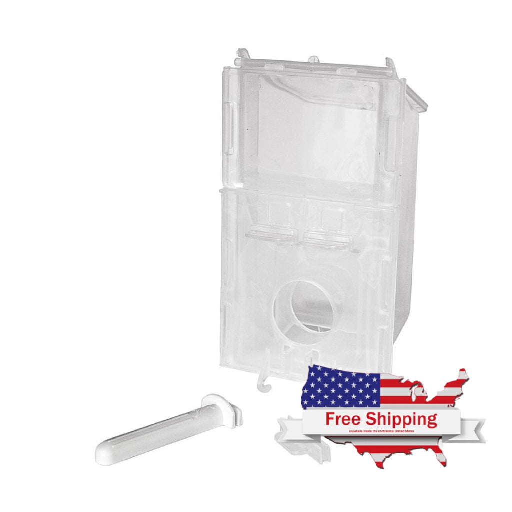 Plastic Hopper Feeder for Cagebirds (Copele): Bird Feed Hopper/No Waste Bird Feeder | Chicken Antibiotics