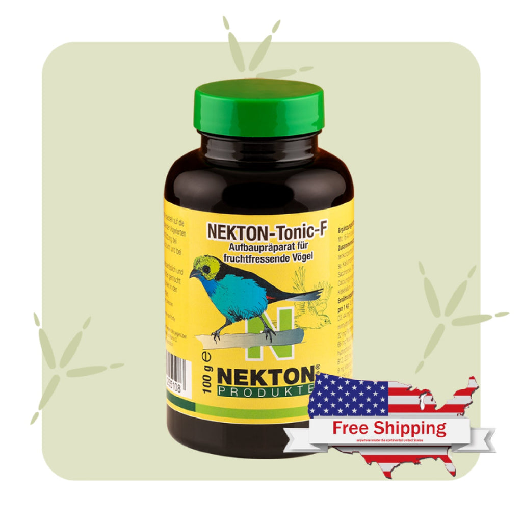 NEKTON-Tonic-F Nutritional Supplement for Birds – 60 Essential Nutrients for Recovery & Vitality - 100g | Chicken Antibiotics