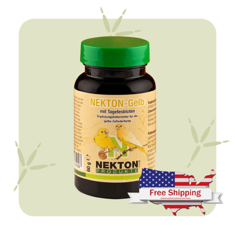 NEKTON-Gelb Supplement for Birds – Enhances Yellow Plumage & Supports Molting - 60g | Chicken Antibiotics