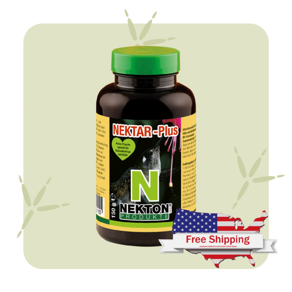 NEKTON-Nektar-Plus – Complete Nectar Feed for Hummingbirds, Sunbirds & Lorikeets - 600g | Chicken Antibiotics