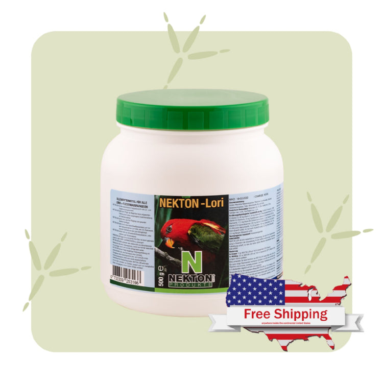 NEKTON-Lori – Complete Nectar Feed for Lorikeets & Nectar-Eating Parrots - 500g | Chicken Antibiotics