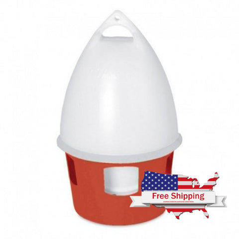 Heavy Duty Pigeon Drinker (Copele): Durable Pigeon Water Feeder/Bird Drinker - 8L | Chicken Antibiotics