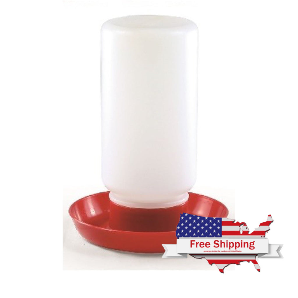 Chick Drinker with Narrow Drinking Channel – 1L (Crown) | Chicken Antibiotics