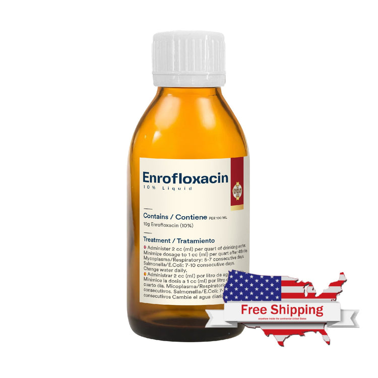 Enrofloxacin 10% - 100g (Powder) | Chicken Antibiotics