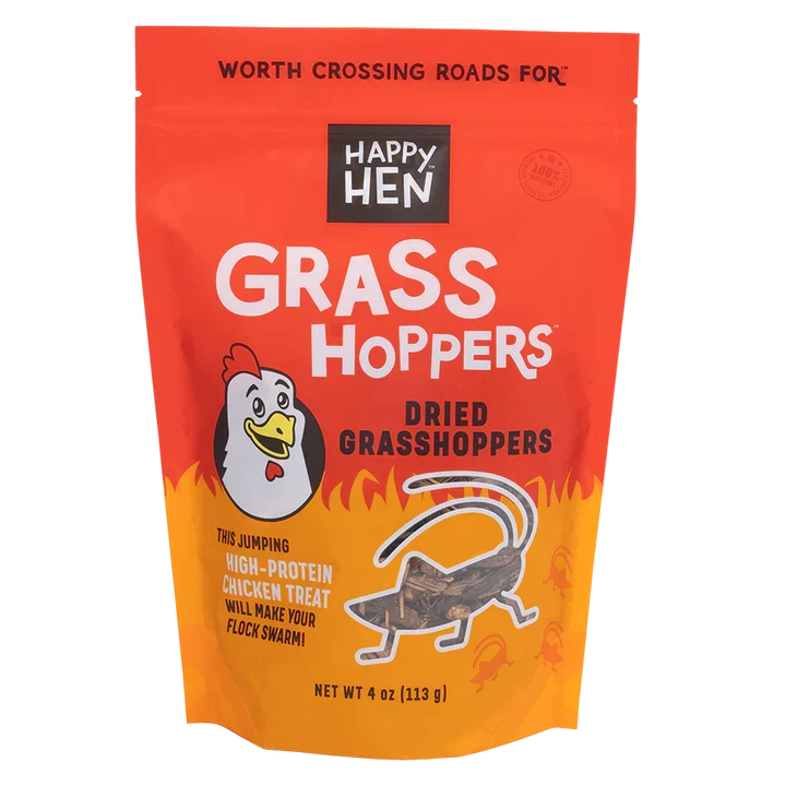 Grass Hoppers 4oz (Happy Hen) | Chicken Antibiotics