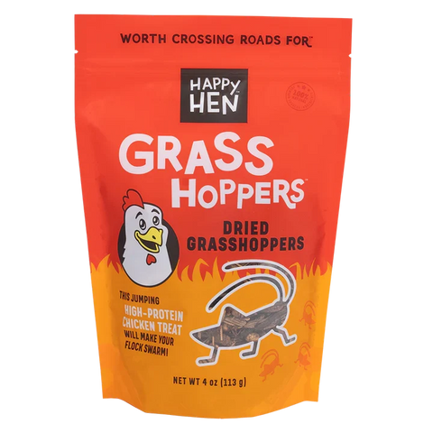 Grass Hoppers 4oz (Happy Hen) | Chicken Antibiotics