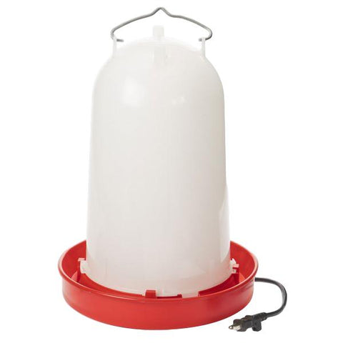 HEATED WATERER 3 gallon- Miller Mfg- Keeps Water from Freezing | Chicken Antibiotics