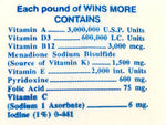 Winsmore Vitamins for Birds - Multivitamin Powder for Healthy Birds | Chicken Antibiotics