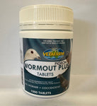 Pigeon Wormout Plus+ Tabs (Vetafarm) Effective Pigeon Dewormer/Coccidiosis Prevention 50ct/1000ct | Chicken Antibiotics