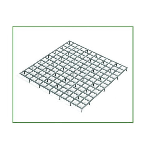 Gray Plastic Grill (Natural) for Hen Box | Chicken Antibiotics
