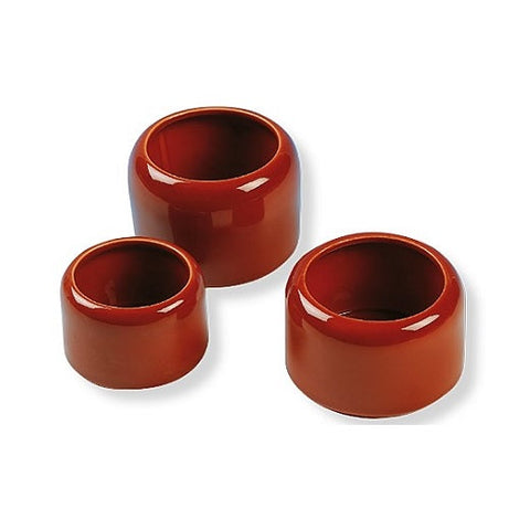 Enameled Stone Cup (Natural) Durable Pigeon Feed Cup - 4