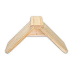 Wooden Saddle Perch (Crown) Natural Wood Bird Perch | Chicken Antibiotics