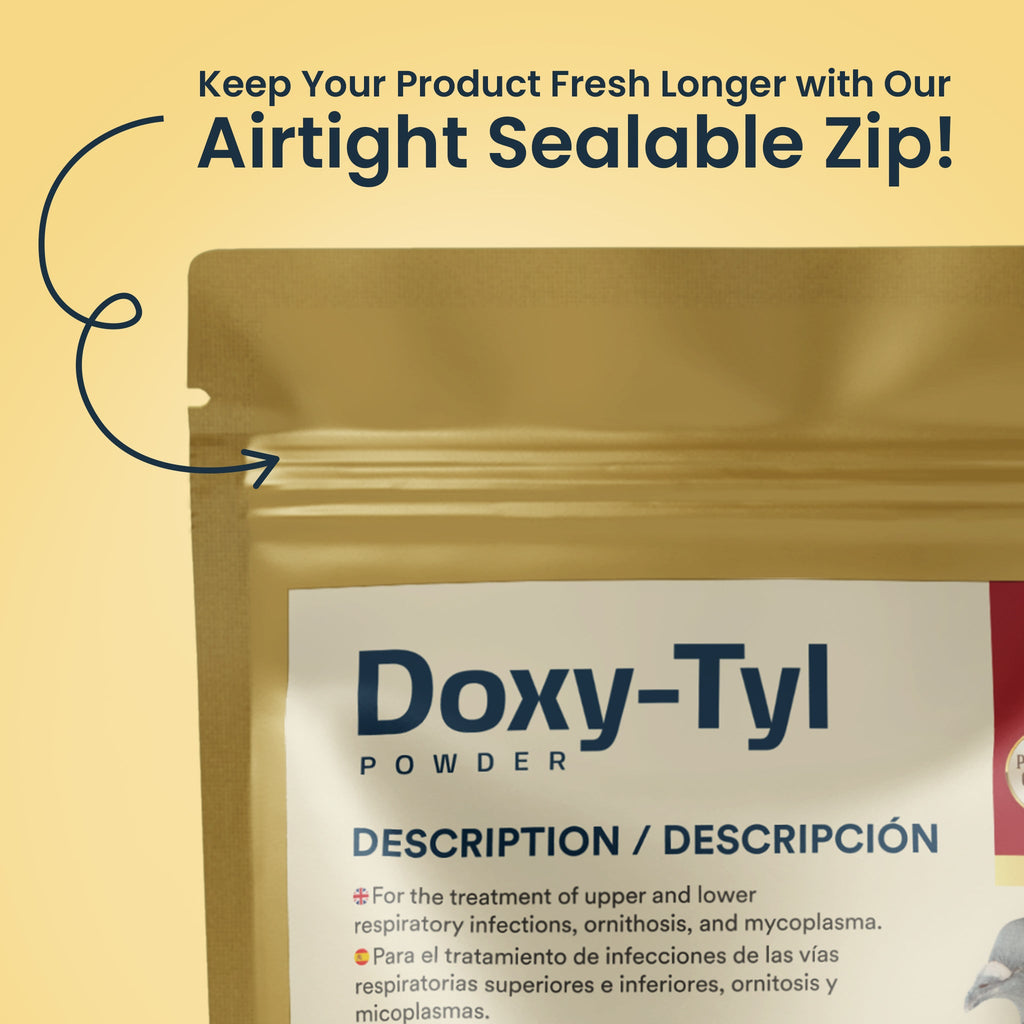 Doxy-Tyl Powder for upper and lower respiratory infections, Mycoplasma, and Ornithosis/Psittacosis in Birds | Chicken Antibio