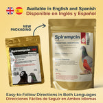 Spiramycin 50: Treats Respiratory & Mycoplasma Infections in Pigeons | Chicken Antibiotics