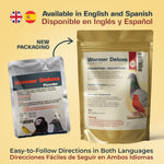 Wormer Deluxe Powder - Exclusively for Pigeons and Pet Birds | Chicken Antibiotics