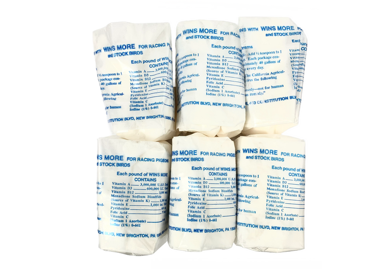 Winsmore Vitamins for Birds - Multivitamin Powder for Healthy Birds - 6 Pack | Chicken Antibiotics