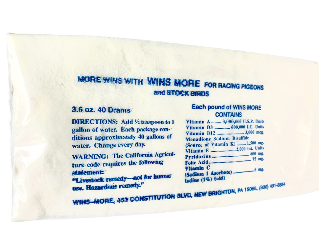 Winsmore Vitamins for Birds - Multivitamin Powder for Healthy Birds - 3.6 oz | Chicken Antibiotics