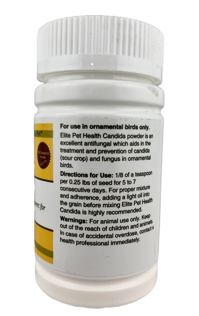 Candida Powder (Elite Pet) Sour Crop Treatment for Candidiasis in Birds | Chicken Antibiotics